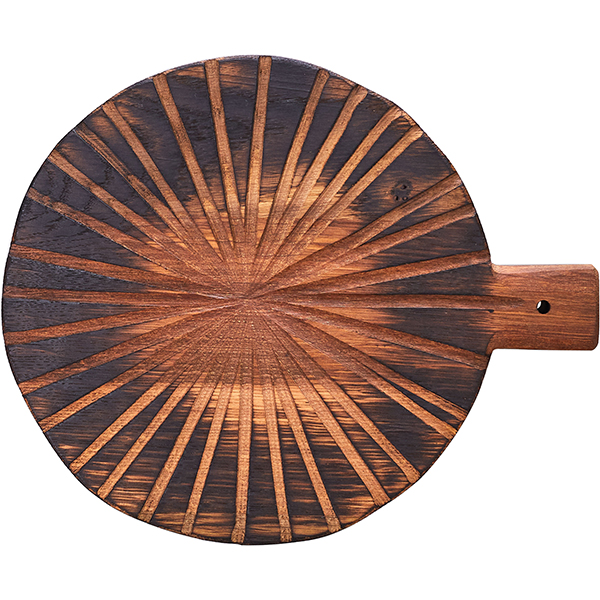 Доска для подачи; дуб; D=24см PPwood Q108F-07N