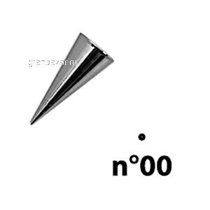 Насадка конд.д/декора №00 D-0.4мм; сталь; D=0.4мм MATFER 431502