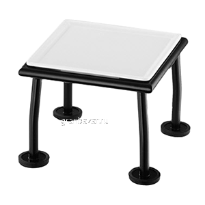 Блюдо на подст.; фарфор,металл; H=12.5,L=15/18,B=15см Frilich RB 621 Z 002