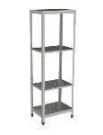 Стеллаж производственный перфорированный RESTOINOX СТПП-7/5-ЭН