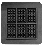 Пластина для вафель 85х55 мм для GH15TWI Kocateq (Plate SB)