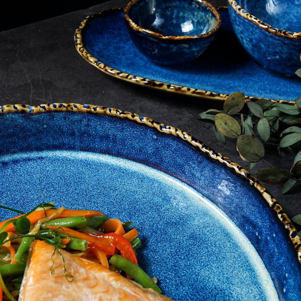 Тарелка Aqua Blue с бортом d 260 мм h48 мм 1500 мл P.L. Proff Cuisine [6] ZA0311-10-A