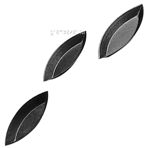 Форма д/выпечки (3шт); сталь; D=6см Paderno 47720-06