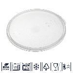 Крышка для контейнера для прод. круг. d=230 мм. прозрачная, п/п Gastroplast /1/12/ ТП