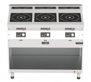 Плита индукционная 3-х конфорочная Abat КИП-35Н-5,0