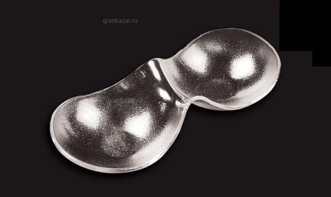 Менажница 2-х секц. 250x110 мм прозр. стекло Glassware 3D 1227-2D61-94-004