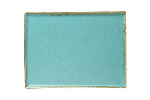 Блюдо прямоугольное TURQUOISE фарфор, 350x260 мм, бирюзовый Seasons Porland 358835 бирюзовый