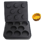 Форма для 8 круглых тарталеток d=84 мм для тарталетницы Kocateq DH Tartmatic Plate 51