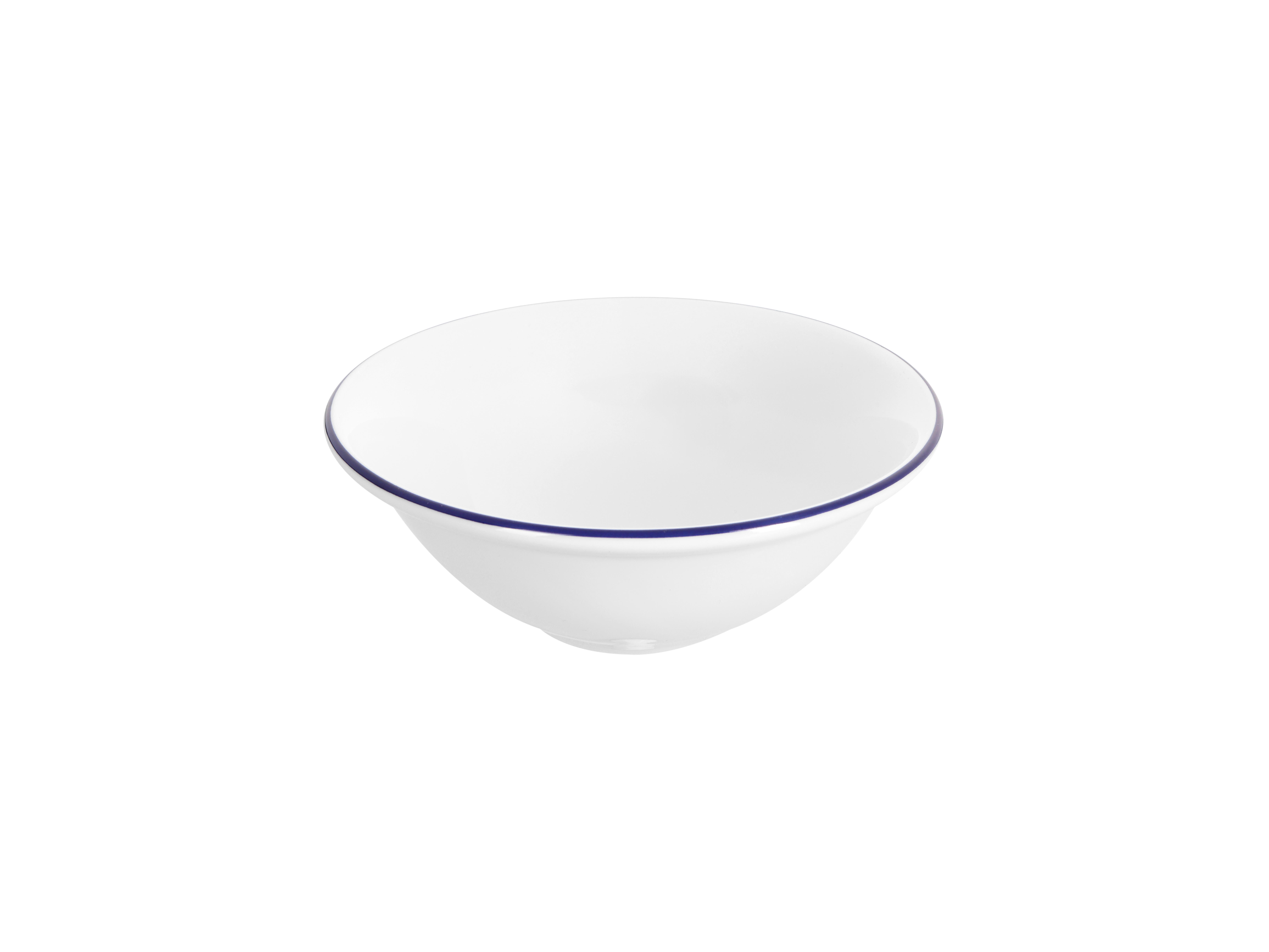 Салатник Vaso Piccolo 160 мм, кант синий, Porland DS20