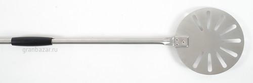 Лопата для пиццы поворотная перфор. d=200 мм l=1500 мм нерж. Gimetal R-20F