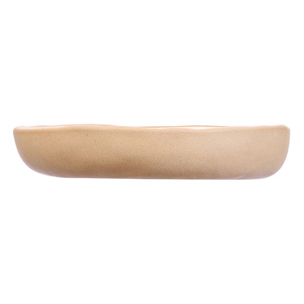 Тарелка «Грасп» с бортом керамика D=190 H=40м бежев. Kunstwerk 20734/beige