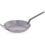 Сковорода 2 ручки; белая сталь; D=45, H=7, L=86см; металлич. De Buyer 5110.45