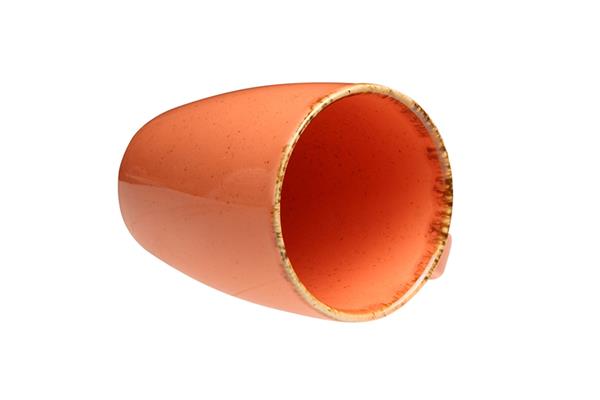 Кружка ORANGE фарфор, 260 мл, d 75 мм, h 100 мм, оранжевый Seasons Porland 420729 оранжевый