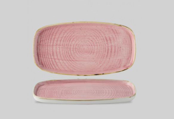 Блюдо CHEFS 300х154 мм, с бортом, Stonecast, цвет Petal Pink Churchill SPPSWO291