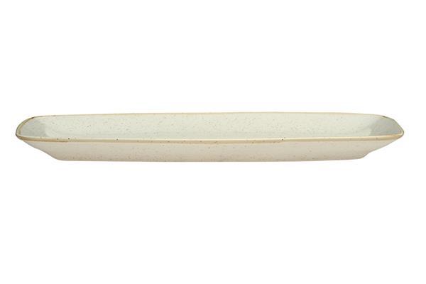 Блюдо прямоугольное с закругленными краями 31X18 CM Porland 118331 BEIGE