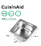 Гастроемкость CuisinAid 1/6 h=65 нерж. 176х162х65 CD-816-2 /54