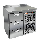 Стол холодильный HICOLD GN 3 BR2 TN