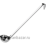 Половник «Проотель» сталь нерж.; 50мл; D=6,H=6,L=33см; металлич. Prohotel LOPP06