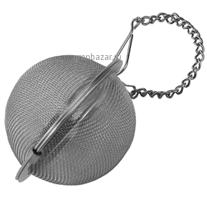 Сито д/чая «Шар»; сталь нерж.; D=5,H=4см; серебрян. Paderno 42617-05
