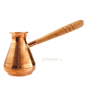Турка; медь; 225мл; D=4.5/6,H=10,L=14см; золотой TUR CH 103