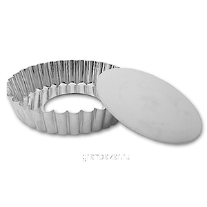 Форма конд.рифл.съемн.дно; металл; D=28,H=5см MATFER 340685