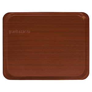 Поднос с шерох.поверхн.; дерево; L=46,B=36см; коричнев. Cambro MY3646