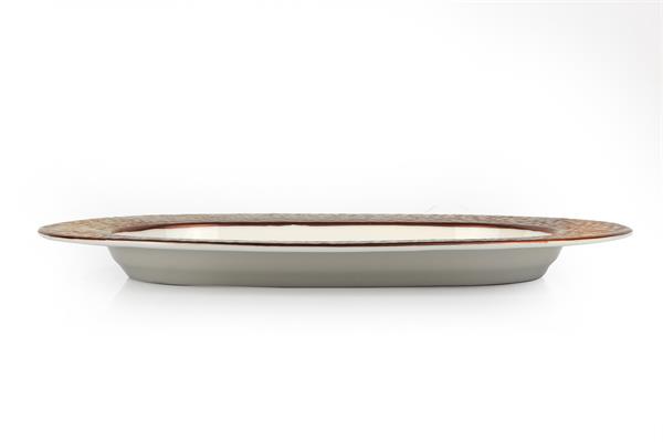 Тарелка овальная с бортом Legacy Copper фарфор, 240x160 мм Porland 11LG24 LEGACY COPPER