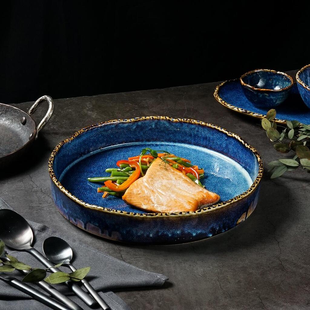 Тарелка Aqua Blue с бортом d 260 мм h48 мм 1500 мл P.L. Proff Cuisine [6] ZA0311-10-A