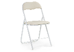 Стул на металлокаркасе Fold 1 складной beige/white
