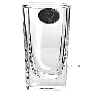 Стопка «Кватро»; стекло; 50мл; D=44/40,H=72,L=40мм; прозр. Неман 8016