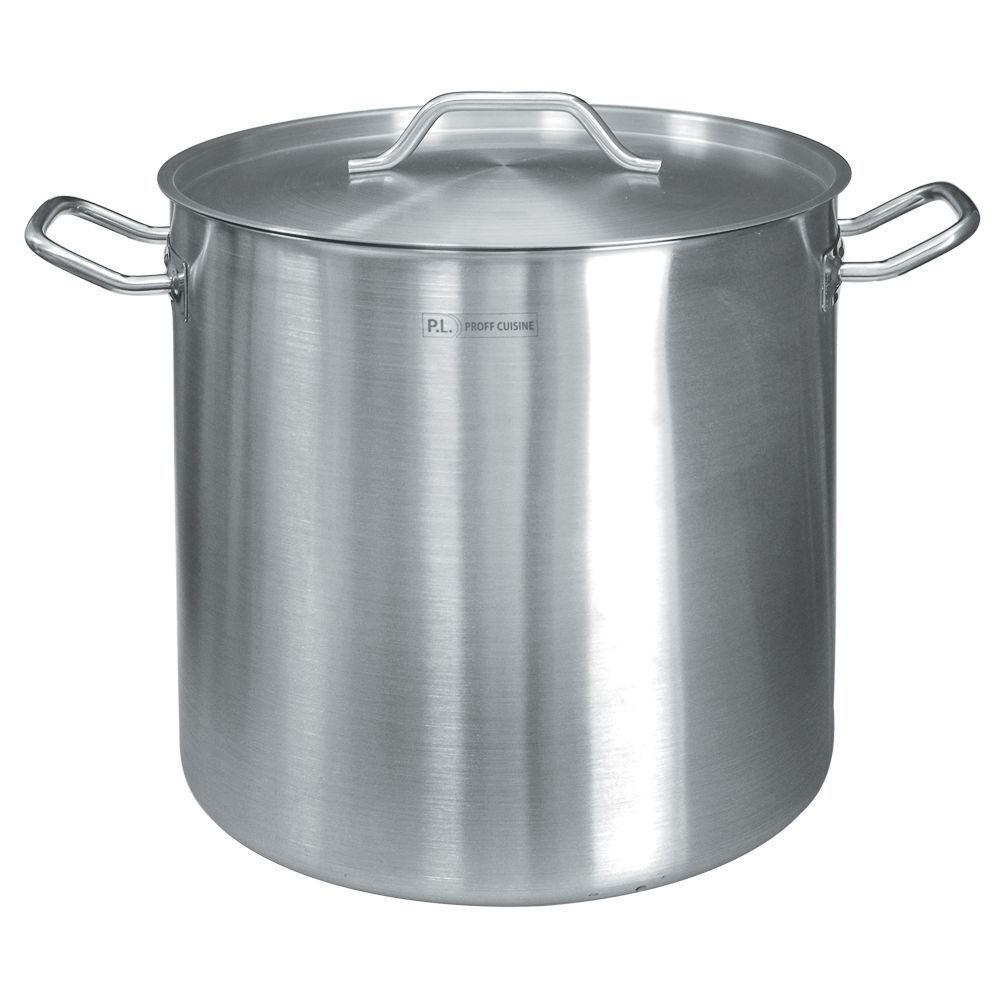Кастрюля-котел с крышкой 50 л, 400х400 мм, сталь 18/8, индукция, P.L. Proff Cuisine CB-104050