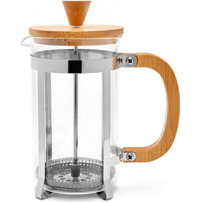 Кофейник с прессом бамбук; стекло, металл; 0,8 л; прозр., бежев. Bodum W23001080