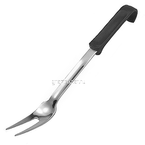 Вилка д/мяса; полипроп.,сталь нерж.; L=340/100,B=70мм; черный,металлич. APS 666