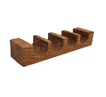 Подставка д/тако 4 секции; дуб; L=190, B=50мм PPwood Q704O-06N