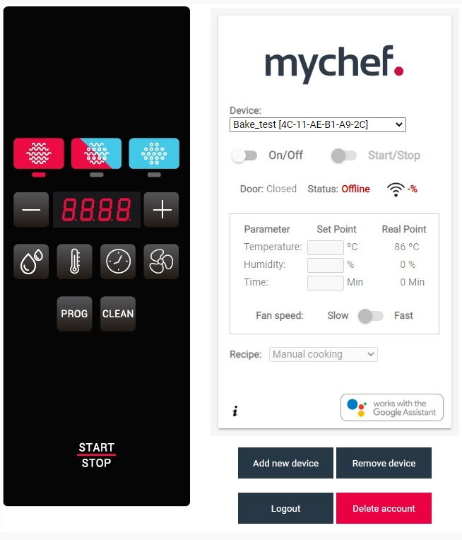 Пароконвектомат Distform MyChef Bake 6 EN (600х400)