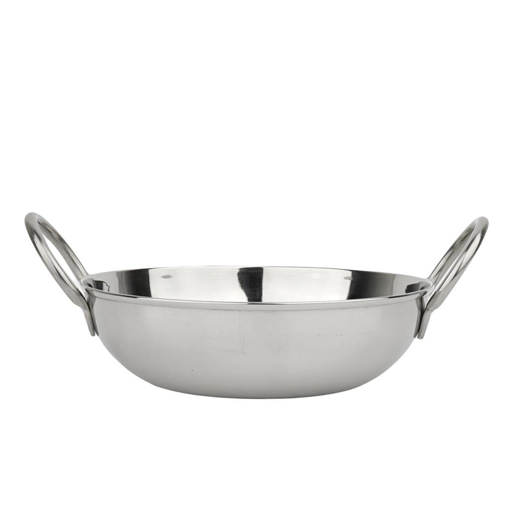 Сковорода для подачи 145 мм h40 мм 450 мл круглая нерж. 2 ручки P.L. Proff Cuisine KDS14