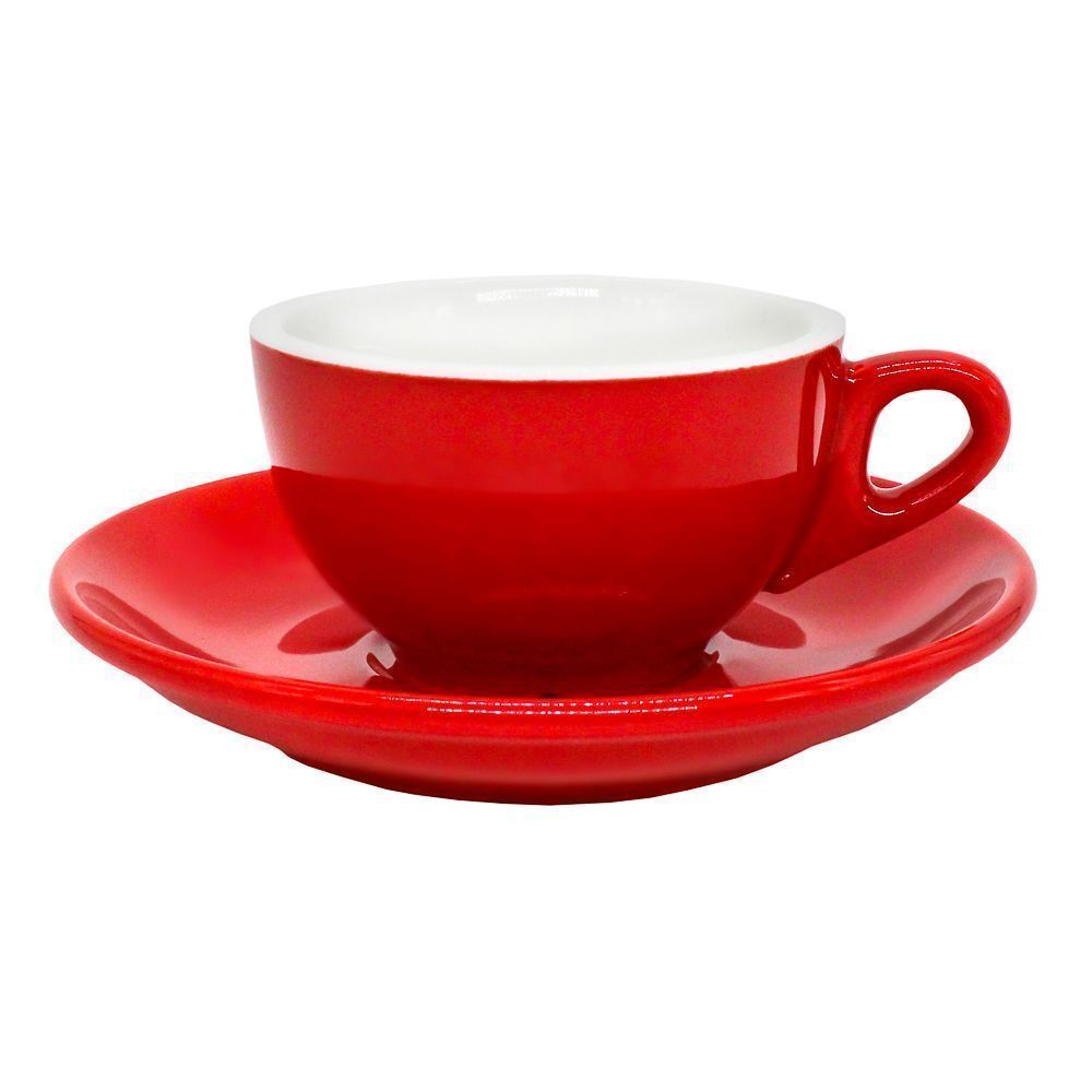 Чайная пара 200 мл.красная.фарфор. P.L. Proff Cuisine CS200312-RED кор 32/4