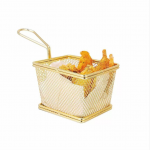 Корзина для подачи Gold 125х100х85 мм металл P.L. Proff Cuisine