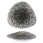 Салатник треугольный мелкий Studio Prints Raku 238х158мм Quartz Black Churchill RKBQTB231