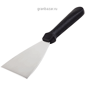 Лопатка кухонная; металл; L=25см; металлич.,черный APS 88929