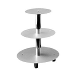 Подставка для торта 3-х ярусная h 510 мм. метал Martellato Metal 3
