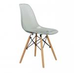 Стул Eames прозрачный серый