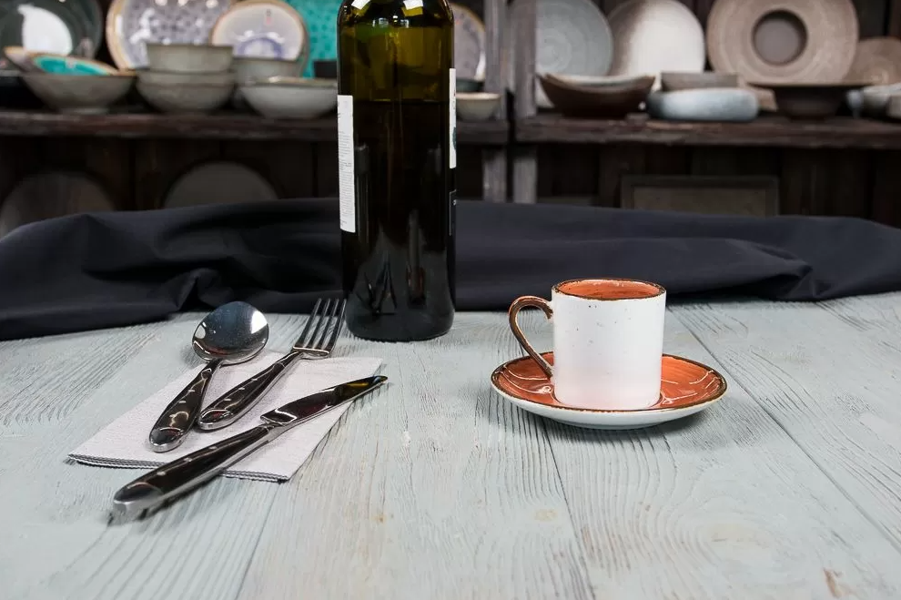 Кофейная пара Fusion Brown Shore 80 мл, P.L. Proff Cuisine