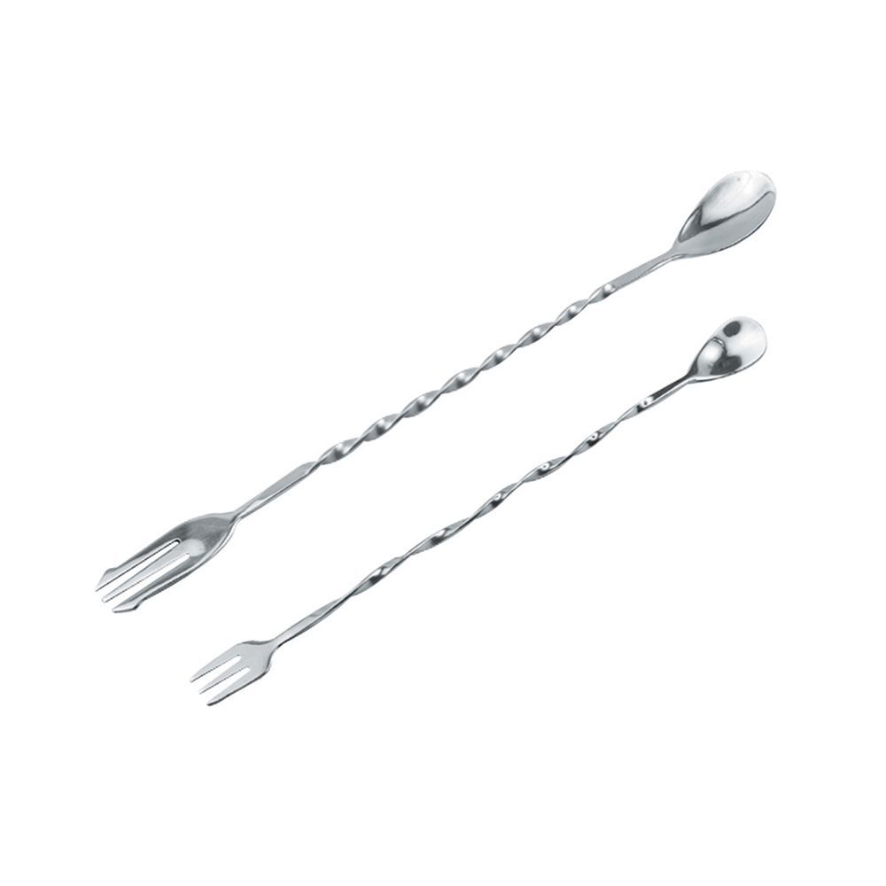 Ложка барная с вилкой 230 мм, P.L. Proff Cuisine - Kingtex KXB-A2001A (бар)