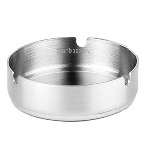 Пепельница; сталь нерж.; D=8,H=3см; металлич. APS 48