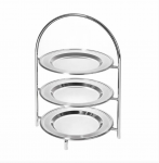 Этажерка 3-х ярусная d=150 мм h=240 мм нерж. сталь P.L. Proff Cuisine