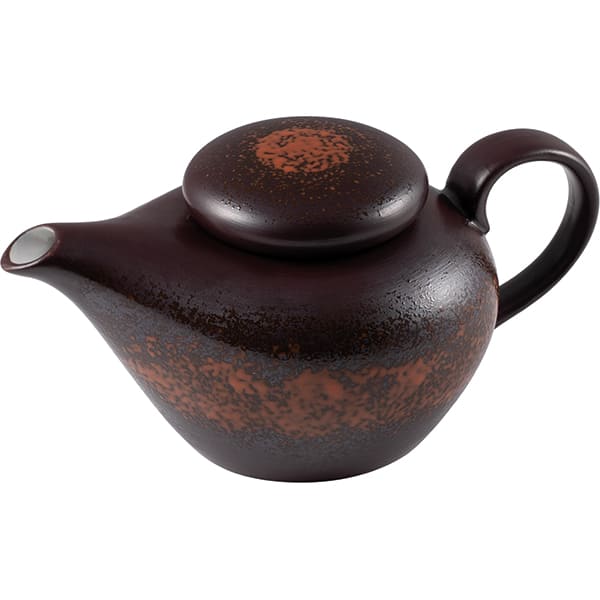 Чайник «Эстиа» фарфор 0,55 л, H=100, L=210, B=120 мм коричнев. Le CoQ LEST019RG162055