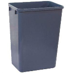 Корзина для мусора 39л пластик черный L 387мм w 279мм h 505мм TRUST 1244BK
