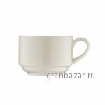 Чашка чайная с блюдцем Bonna Banquet BNC01CFT (штабелируемая, 180 мл)