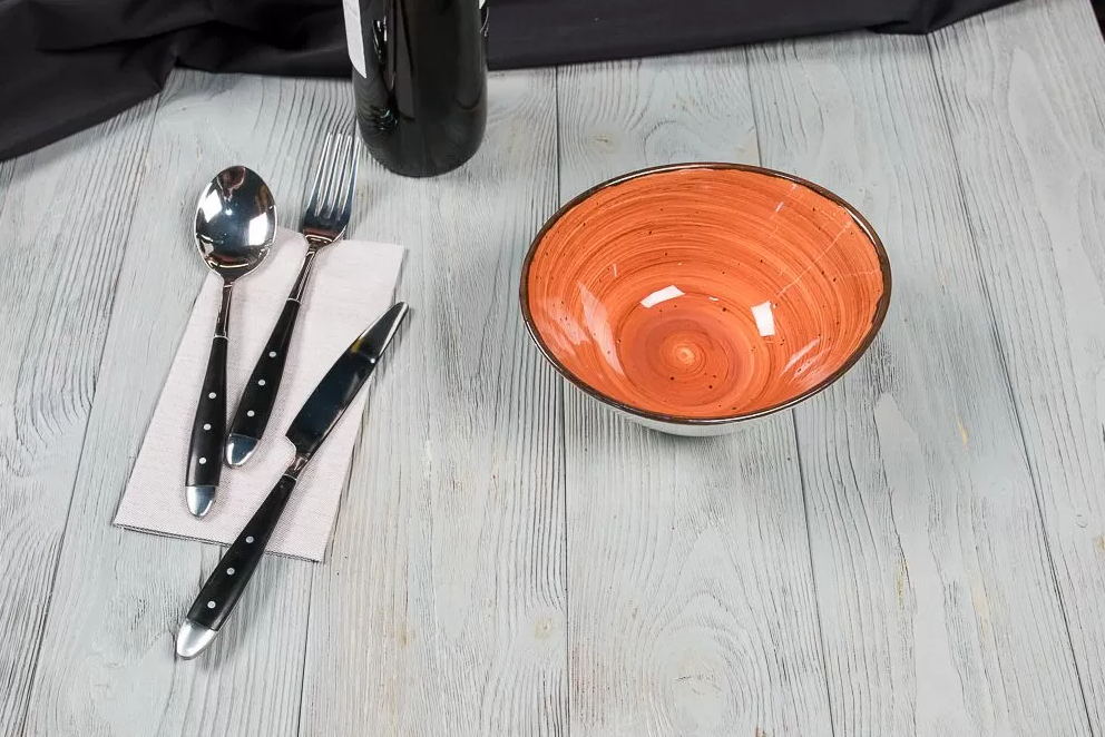 Салатник Fusion Brown Shore 750 мл, 185*155*75 мм, P.L. Proff Cuisine